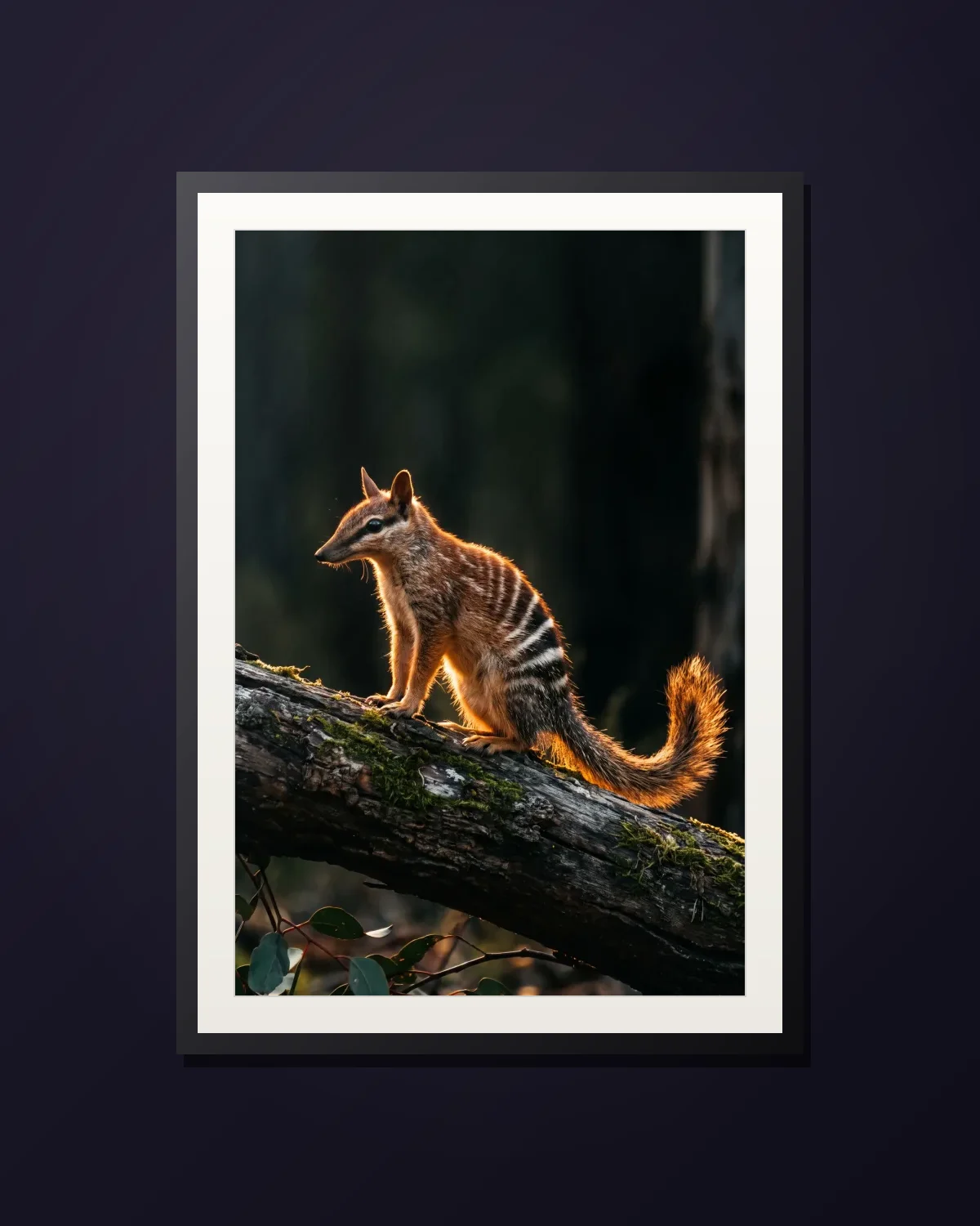 Numbat — framed Numbat art print