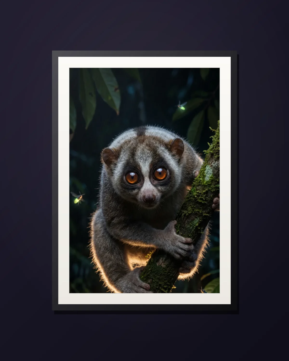Slow Loris — framed Slow loris art print